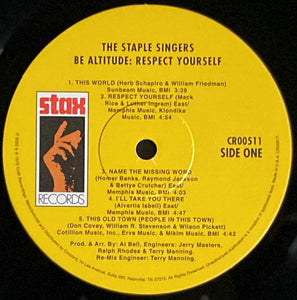 The Staple Singers : Be Altitude:  Respect Yourself (LP, Album, RE, Gat)