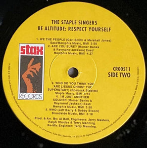 The Staple Singers : Be Altitude:  Respect Yourself (LP, Album, RE, Gat)