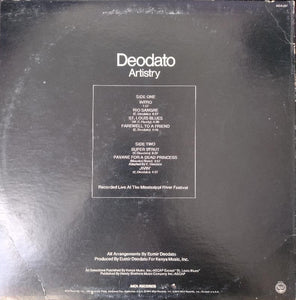 Deodato* : Artistry (LP, Album, RE, Glo)