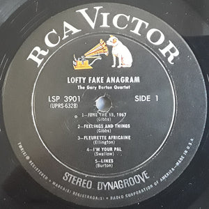 The Gary Burton Quartet* : Lofty Fake Anagram (LP, Album)