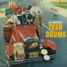 Laden Sie das Bild in den Galerie-Viewer, Les Baxter : Les Baxter&#39;s Teen Drums (LP, Album, Mono)
