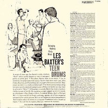 Laden Sie das Bild in den Galerie-Viewer, Les Baxter : Les Baxter&#39;s Teen Drums (LP, Album, Mono)
