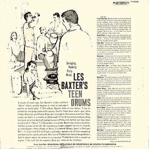 Les Baxter : Les Baxter's Teen Drums (LP, Album, Mono)