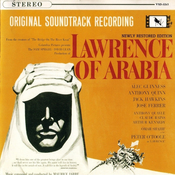 Maurice Jarre : Lawrence Of Arabia (Original Soundtrack Recording) (Newly Restored Edition) (CD, Album, RE)