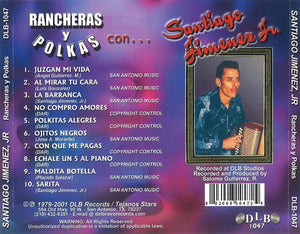 Santiago Jimenez, Jr. : Rancheras y Polkas (CD, Album, Ltd)