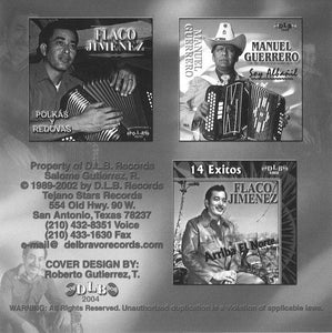 Flaco Jimenez : Puras Buenas (CD, Album, Ltd)