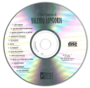 Valerio Longoria : El Estilo Romantico de: Valerio Longoria (CD, Album, Ltd)