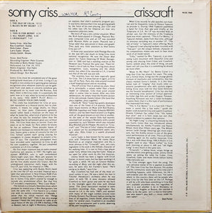 Sonny Criss : Crisscraft (LP, Album)