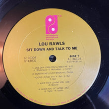 Load image into Gallery viewer, Lou Rawls : Sit Down And Talk To Me (LP, Album, San)
