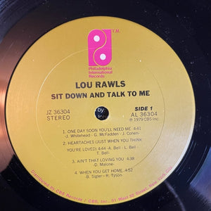 Lou Rawls : Sit Down And Talk To Me (LP, Album, San)