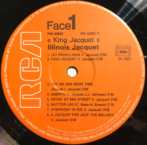 Illinois Jacquet : King Jacquet (LP, Comp)