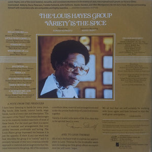 The Louis Hayes Group : Variety Is The Spice (LP, Album, Gat)