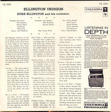 Laden Sie das Bild in den Galerie-Viewer, Duke Ellington And His Orchestra : Ellington Indigos (LP, Album, Mono)
