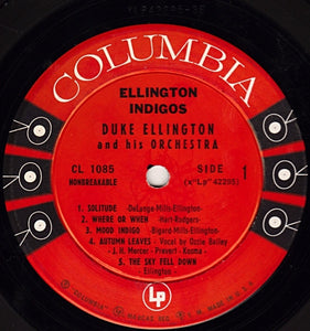 Duke Ellington And His Orchestra : Ellington Indigos (LP, Album, Mono)