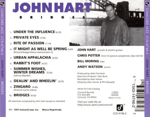 John Hart : Bridges (CD, Album, Promo)