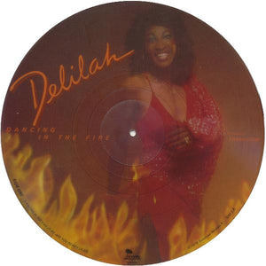 Delilah (3) : Dancing In The Fire (LP, Album, Pic)