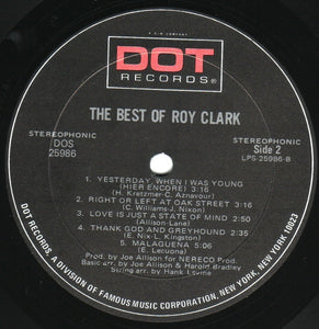 Roy Clark : The Best Of Roy Clark (LP, Comp)
