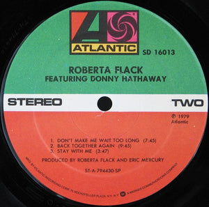 Roberta Flack Featuring Donny Hathaway : Roberta Flack Featuring Donny Hathaway (LP, Album, SP )