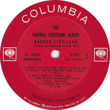 Load image into Gallery viewer, Barbra Streisand : The Barbra Streisand Album (LP, Album, Mono)
