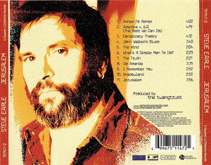 Steve Earle : Jerusalem (HDCD, Album)