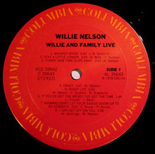 Charger l&#39;image dans la galerie, Willie Nelson : Willie And Family Live (2xLP, Album, Pit)
