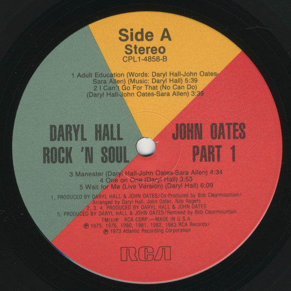 与え DARYL HALL JOHN OATES ROCK'N SOUL LP - linsar.com