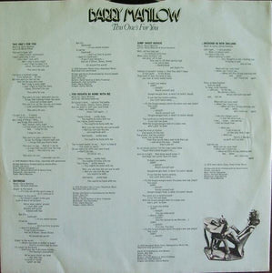 Barry Manilow : This One's For You (LP, Album, RP)