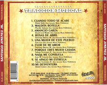 Laden Sie das Bild in den Galerie-Viewer, Santiago Jimenez, Jr. : Tradicion Musical (CD, Album, Ltd)
