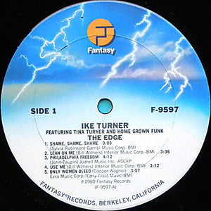 Ike Turner Featuring Tina Turner And Home Grown Funk : The Edge (LP, Album)