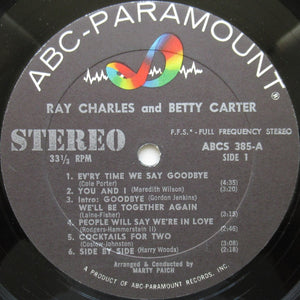 Ray Charles And Betty Carter With The Jack Halloran Singers : Ray Charles And Betty Carter With The Jack Halloran Singers (LP, Album)