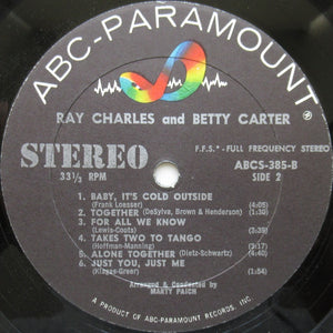 Ray Charles And Betty Carter With The Jack Halloran Singers : Ray Charles And Betty Carter With The Jack Halloran Singers (LP, Album)