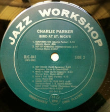 Laden Sie das Bild in den Galerie-Viewer, Charlie Parker : Bird At St. Nick&#39;s (LP, Album, RE)
