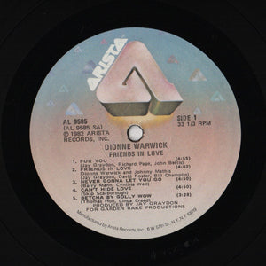Dionne Warwick : Friends In Love (LP, Album)