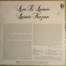Laden Sie das Bild in den Galerie-Viewer, Lainie Kazan : Love Is Lainie (LP, Album)
