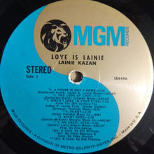 Laden Sie das Bild in den Galerie-Viewer, Lainie Kazan : Love Is Lainie (LP, Album)
