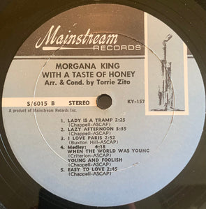Morgana King : With A Taste Of Honey (LP, Album, RP, Blu)