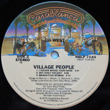 Laden Sie das Bild in den Galerie-Viewer, Village People : Go West (LP, Album, Club, CRC)
