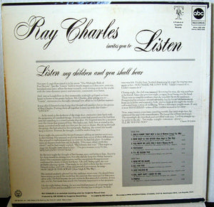 Ray Charles : Invites You To Listen (LP, Album)