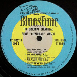 Eddie "Cleanhead" Vinson : The Original Cleanhead (LP, Album)