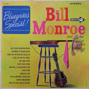 Bill Monroe And His Blue Grass Boys* : Bluegrass Special (LP, Album)