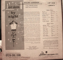 Load image into Gallery viewer, Julie London : London By Night (LP, Album, Mono, Ind)
