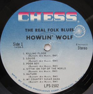 Howlin' Wolf : The Real Folk Blues (LP, Album)