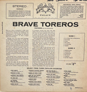 Fontanna And His Orchestra : Brave Toreros (LP)