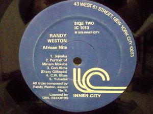 Randy Weston : African Nite (LP, Album)