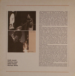 Keith Jarrett, Charles Lloyd, Dollar Brand, Michael White (2) : Europa Jazz (LP, Comp)