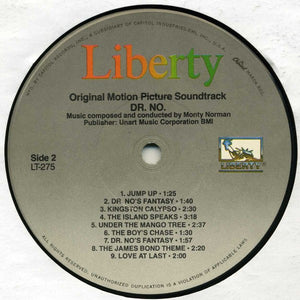Monty Norman : Dr. No (Original Motion Picture Sound Track Album) (LP, Album, Mono, RE)