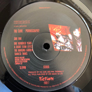 The Cure : Pornography (LP, Album, RE, RM, Tak)