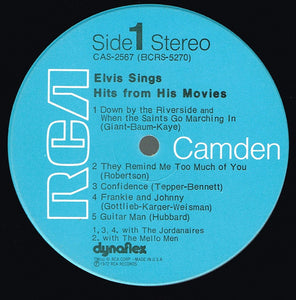 Elvis* : Sings Hits From His Movies, Volume 1 (LP, Comp, Ind)