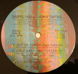 Daryl Hall & John Oates : Out Of Touch (12", Maxi, Single)