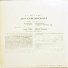 Laden Sie das Bild in den Galerie-Viewer, Ray Price : San Antonio Rose (LP, Album, RE)
